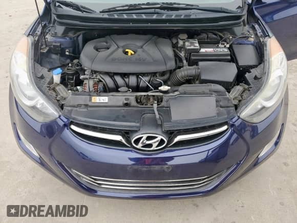 2013 Hyundai Elantra Limited with VIN 5NPDH4AE5DH212588, listed as a Copart auction lot 59755655 with 118,314 mi miles and Clean title. Bid and sale history available at DreamBid. Image 11.