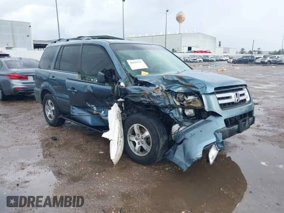 2006 Honda Pilot EX-L z VIN 5FNYF28796B035158, wystawiony jako IAAI lot #40889101 z przebiegiem 177 159 mil mil oraz . Historia ofert i sprzedaży dostępna na DreamBid. Obrazek 1.