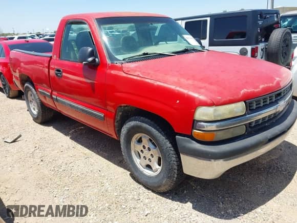 2000 Chevrolet Silverado 1500 LS with VIN 1GCEC14W3YZ191437, listed as a IAAI auction lot 42570880 with 193,315 mi miles and . Bid and sale history available at DreamBid. Image 1.