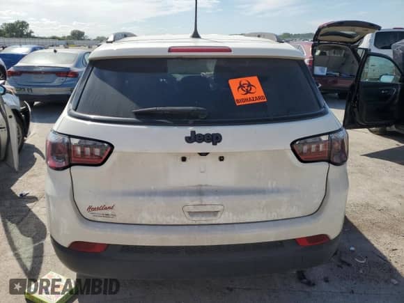 2021 Jeep Compass 80th Anniversary with VIN 3C4NJCEB5MT565089, listed as a Copart auction lot 70815035 with 57,091 mi miles and Salvage title. Bid and sale history available at DreamBid. Image 6.