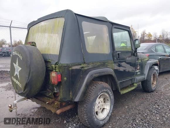 1999 Jeep Wrangler Sahara с VIN 1J4FY49S5XP489666, выставлен на аукционе IAAI как лот 43444119 с пробегом 141 404 миль миль и . История ставок и продаж доступна на DreamBid. Изображение 4.