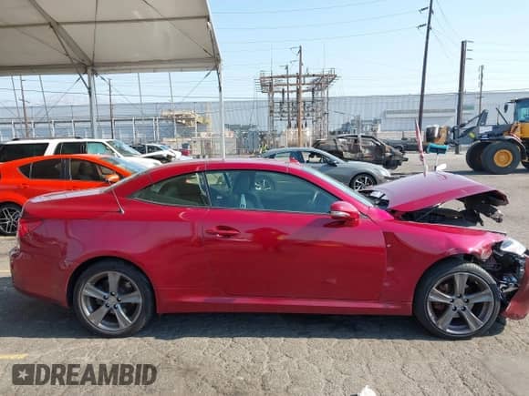 2015 Lexus IS 250 C with VIN JTHFF2C20F2532605, listed as a IAAI auction lot 42944927 with 48,502 mi miles and . Bid and sale history available at DreamBid. Image 13.