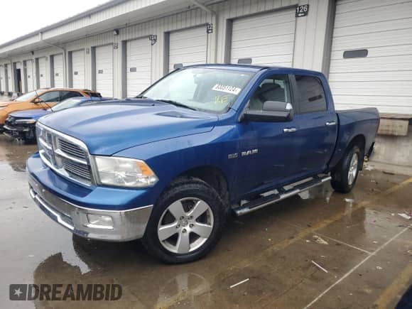 2010 Dodge 1500 TRX with VIN 1D7RV1CT1AS161053, listed as a Copart auction lot 43151725 with 153,113 mi miles and Salvage title. Bid and sale history available at DreamBid. Image 1.