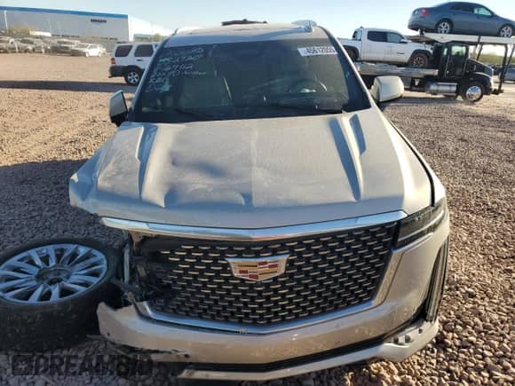 2022 Cadillac Escalade Premium Luxury с VIN 1GYS4CKL5NR169112, выставлен на аукционе Copart как лот 45612055 с пробегом 43 772 миль миль и Списание • Salvage title. История ставок и продаж доступна на DreamBid. Изображение 5.