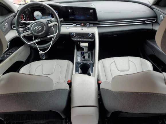 2022 Hyundai Elantra Limited with VIN KMHLP4AG8NU334168, listed as a Copart auction lot 57939555 with 57,247 mi miles and Salvage title. Bid and sale history available at DreamBid. Image 8.