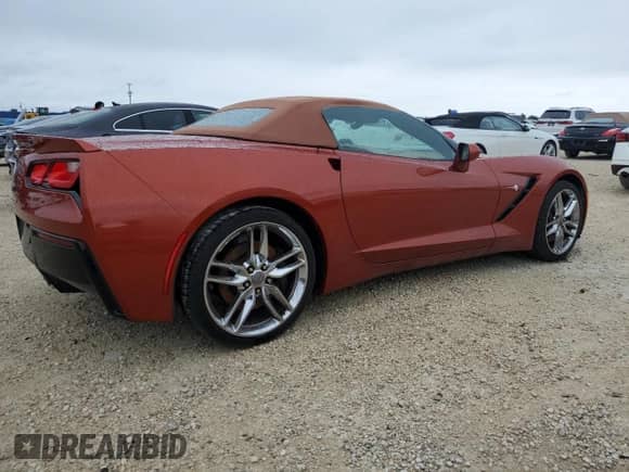 2015 Chevrolet Corvette Z51 3LT с VIN 1G1YM3D72F5111802, выставлен на аукционе Copart как лот 74503004 с пробегом Не указан миль и Списание • Salvage title. История ставок и продаж доступна на DreamBid. Изображение 3.