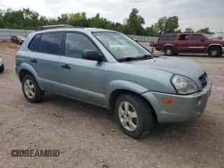 2007 Hyundai Tucson GLS z VIN KM8JM12B27U495748, wystawiony jako Copart lot #65995374 z przebiegiem 203 456 mil mil oraz Szkoda całkowita • Salvage title. Historia ofert i sprzedaży dostępna na DreamBid. Obrazek 4.