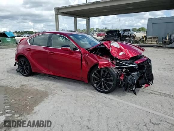 2024 Lexus IS 350 F Sport z VIN JTHBZ1B25R5078954, wystawiony jako Copart lot #68424685 z przebiegiem 16 016 mil mil oraz Nie do naprawy • Non repairable. Historia ofert i sprzedaży dostępna na DreamBid. Obrazek 13.