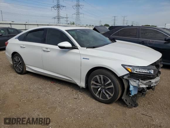 2019 Honda Accord EX-L with VIN 1HGCV3F56KA003065, listed as a Copart auction lot 80188235 with 41,780 mi miles and Salvage title. Bid and sale history available at DreamBid. Image 4.