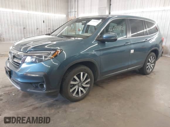 2020 Honda Pilot EX z VIN 5FNYF6H30LB038045, wystawiony jako IAAI lot #42203482 z przebiegiem Nie podano mil oraz . Historia ofert i sprzedaży dostępna na DreamBid. Obrazek 2.