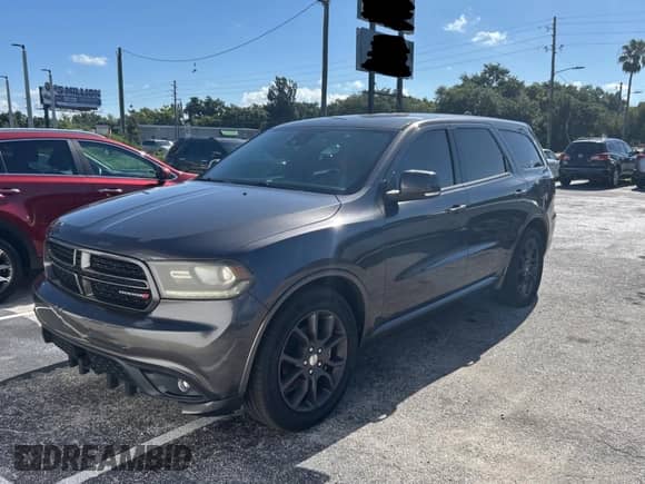 2017 Dodge Durango R/T with VIN 1C4SDHCT0HC805928, listed as a Copart auction lot 61692275 with 72,586 mi miles and Clean title. Bid and sale history available at DreamBid. Image 2.