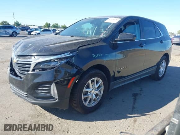 2022 Chevrolet Equinox LT с VIN 3GNAXUEV3NL130593, выставлен на аукционе IAAI как лот 43156785 с пробегом 101 867 миль миль и . История ставок и продаж доступна на DreamBid. Изображение 2.