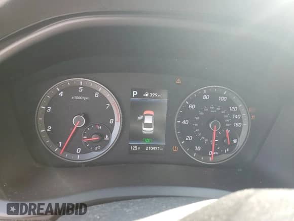 2018 Hyundai Sonata SEL with VIN 5NPE34AF8JH708198, listed as a Copart auction lot 66695895 with 210,471 mi miles and Salvage title. Bid and sale history available at DreamBid. Image 9.