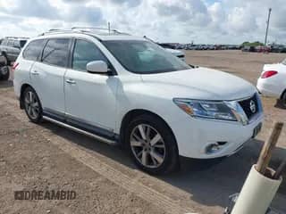 2013 Nissan Pathfinder SL with VIN 5N1AR2MM7DC629046, listed as a IAAI auction lot 42932169 with 161,666 mi miles and . Bid and sale history available at DreamBid. Image 1.