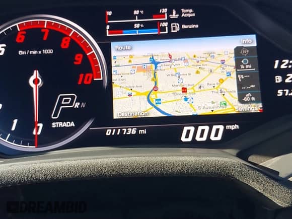 2019 Lamborghini Huracan с VIN ZHWUD4ZF8KLA11733, выставлен на аукционе IAAI как лот 41433768 с пробегом 11 736 миль миль и . История ставок и продаж доступна на DreamBid. Изображение 15.