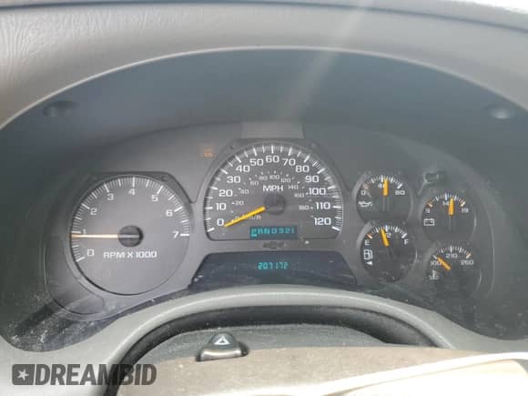 2002 Chevrolet TrailBlazer LS with VIN 1GNDT13S222266789, listed as a Copart auction lot 58767475 with 207,172 mi miles and Non repairable. Bid and sale history available at DreamBid. Image 9.