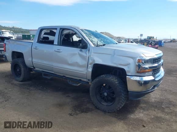 2018 Chevrolet Silverado 1500 LT z VIN 3GCUKREC0JG402410, wystawiony jako IAAI lot #43034711 z przebiegiem 73 836 mil mil oraz . Historia ofert i sprzedaży dostępna na DreamBid. Obrazek 1.