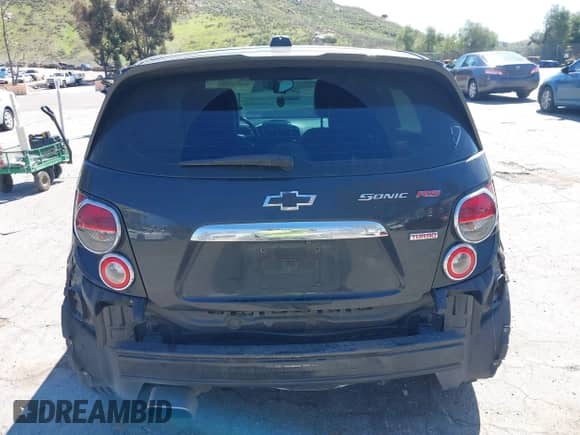 2015 Chevrolet Sonic RS with VIN 1G1JG6SB7F4129087, listed as a IAAI auction lot 41836990 with 201,919 mi miles and . Bid and sale history available at DreamBid. Image 16.