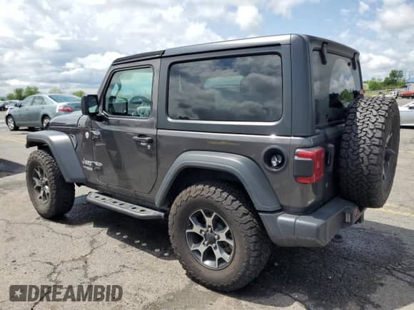 2019 Jeep Wrangler Sport S z VIN 1C4HJXAN2KW609433, wystawiony jako Copart lot #57421535 z przebiegiem 51 287 mil mil oraz Szkoda całkowita • Salvage title. Historia ofert i sprzedaży dostępna na DreamBid. Obrazek 2.