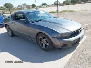 2012 Ford Mustang Premium with VIN 1ZVBP8AM4C5281759, listed as a IAAI auction lot 42893848 with 217,634 mi miles and . Bid and sale history available at DreamBid. Image 1.