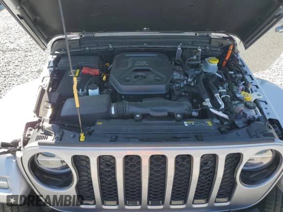 2021 Jeep Wrangler Unlimited Sahara with VIN 1C4JJXP67MW686559, listed as a Copart auction lot 52409305 with 43,902 mi miles and Salvage title. Bid and sale history available at DreamBid. Image 12.