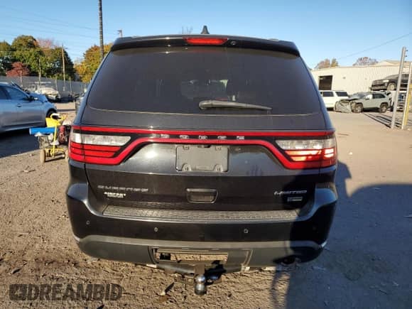 2015 Dodge Durango Limited with VIN 1C4RDHDGXFC180063, listed as a Copart auction lot 59034865 with 68,664 mi miles and Salvage title. Bid and sale history available at DreamBid. Image 6.