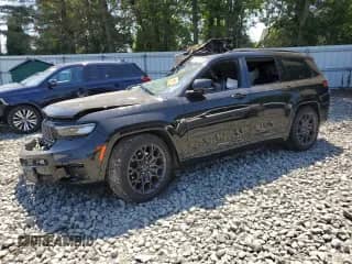 2023 Jeep Grand Cherokee Summit Reserve с VIN 1C4RJKET6P8103938, выставлен на аукционе Copart как лот 62208385 с пробегом Не указан миль и Списание • Salvage title. История ставок и продаж доступна на DreamBid. Изображение 1.