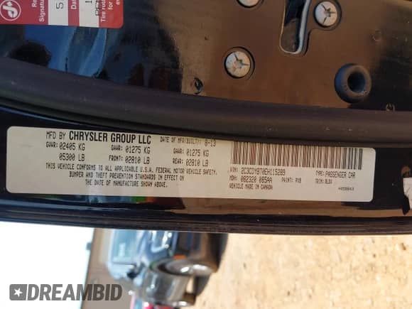 2014 Dodge Challenger R/T с VIN 2C3CDYBT0EH115289, выставлен на аукционе IAAI как лот 42060234 с пробегом 103 309 миль миль и . История ставок и продаж доступна на DreamBid. Изображение 9.