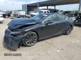 2025 Lexus IS 350 F Sport с VIN JTHBZ1B22S5084961, выставлен на аукционе Copart как лот 67672225 с пробегом 1 846 миль миль и На запчасти • Non repairable. История ставок и продаж доступна на DreamBid. Изображение 1.