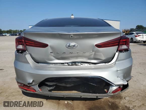 2020 Hyundai Elantra SEL with VIN 5NPD84LF0LH580052, listed as a Copart auction lot 71416125 with 130,128 mi miles and Salvage title. Bid and sale history available at DreamBid. Image 6.