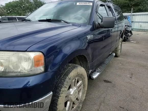 2008 Ford F-150 XLT with VIN 1FTPX14V88FA34184, listed as a Copart auction lot 69598645 with 174,277 mi miles and Salvage title. Bid and sale history available at DreamBid. Image 13.