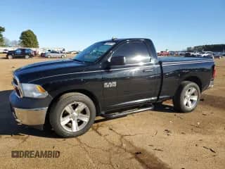 2013 Ram 1500 Tradesman z VIN 3C6JR6AP7DG500643, wystawiony jako Copart lot #85386214 z przebiegiem 62 481 mil mil oraz Szkoda całkowita • Salvage title. Historia ofert i sprzedaży dostępna na DreamBid. Obrazek 1.