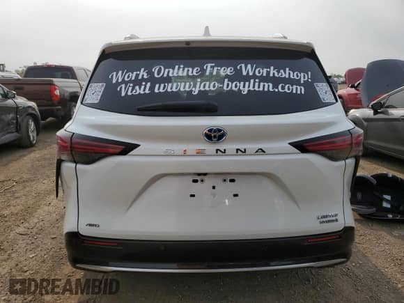 2021 Toyota Sienna Limited z VIN 5TDZSKFC6MS032484, wystawiony jako Copart lot #59463945 z przebiegiem 56 707 mil mil oraz Szkoda całkowita • Salvage title. Historia ofert i sprzedaży dostępna na DreamBid. Obrazek 6.