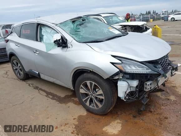 2023 Nissan Murano S с VIN 5N1AZ2AS1PC127589, выставлен на аукционе IAAI как лот 41838581 с пробегом Не указан миль и . История ставок и продаж доступна на DreamBid. Изображение 1.