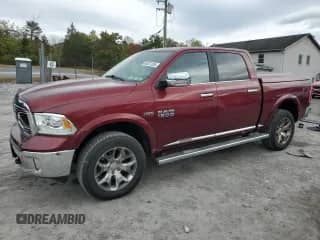 2017 Ram 1500 Longhorn with VIN 1C6RR7PT8HS660445, listed as a Copart auction lot 86221255 with 52,537 mi miles and Salvage title. Bid and sale history available at DreamBid. Image 1.