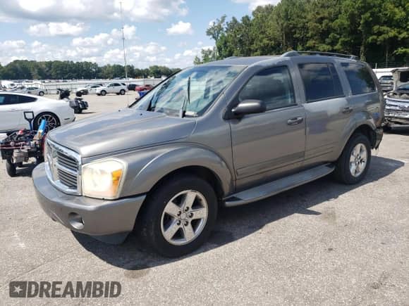 2005 Dodge Durango SLT with VIN 1D8HB48N35F517741, listed as a Copart auction lot 80253475 with 125,595 mi miles and Salvage title. Bid and sale history available at DreamBid. Image 1.
