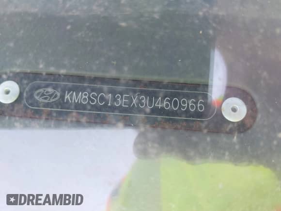 2003 Hyundai Santa Fe GLS with VIN KM8SC13EX3U460966, listed as a IAAI auction lot 42412514 with 125,345 mi miles and . Bid and sale history available at DreamBid. Image 9.