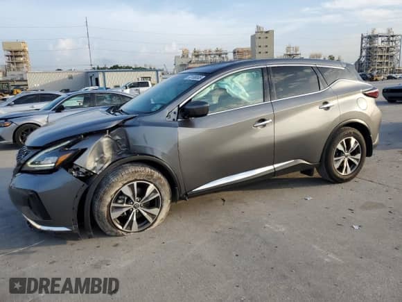 2023 Nissan Murano S с VIN 5N1AZ2AS3PC133345, выставлен на аукционе Copart как лот 63108005 с пробегом 19 671 миль миль и Списание • Salvage title. История ставок и продаж доступна на DreamBid. Изображение 1.