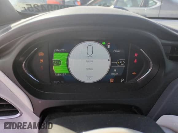 2017 Chevrolet Bolt EV LT с VIN 1G1FW6S06H4140298, выставлен на аукционе Copart как лот 57909425 с пробегом 71 090 миль миль и Списание • Salvage title. История ставок и продаж доступна на DreamBid. Изображение 9.