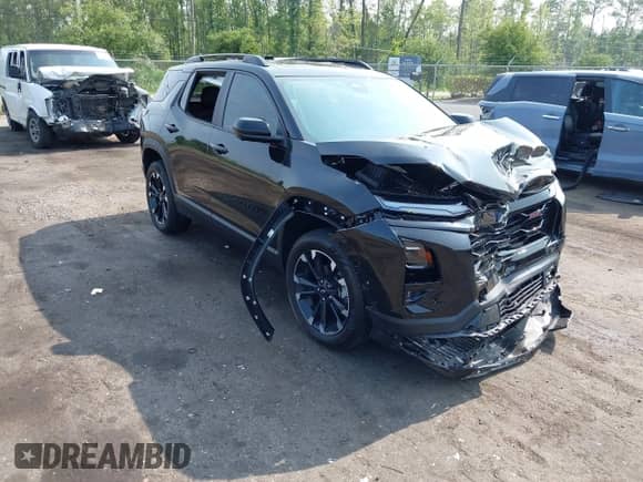 2025 Chevrolet Equinox FWD RS с VIN 3GNAXLEGXSL132638, выставлен на аукционе IAAI как лот 42391921 с пробегом 14 451 миль миль и . История ставок и продаж доступна на DreamBid. Изображение 1.