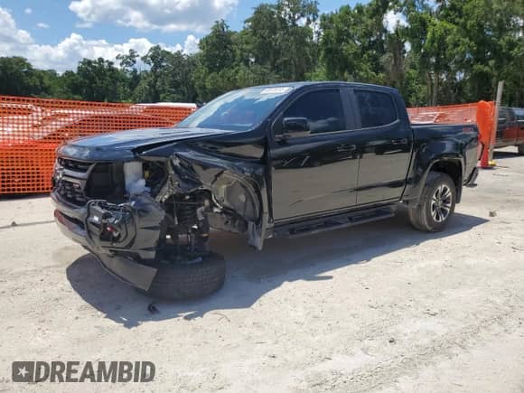 2022 Chevrolet Colorado 2WD Z71 с VIN 1GCGSDEN0N1211771, выставлен на аукционе Copart как лот 60978255 с пробегом 27 832 миль миль и Списание • Salvage title. История ставок и продаж доступна на DreamBid. Изображение 1.