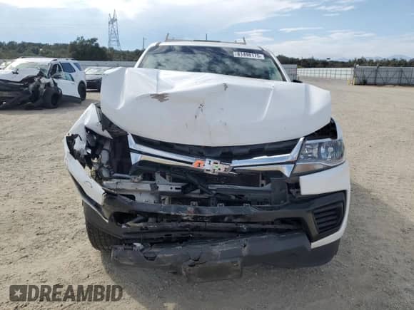 2021 Chevrolet Colorado 2WD Work Truck z VIN 1GCGSBEN0M1212275, wystawiony jako Copart lot #81498175 z przebiegiem 82 159 mil mil oraz Szkoda całkowita • Salvage title. Historia ofert i sprzedaży dostępna na DreamBid. Obrazek 5.