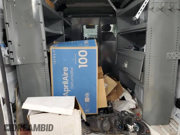 2023 Ram ProMaster Cargo z VIN 3C6LRVCG7PE509035, wystawiony jako Copart lot #83891385 z przebiegiem Nie podano mil oraz Szkoda całkowita • Salvage title. Historia ofert i sprzedaży dostępna na DreamBid. Obrazek 10.