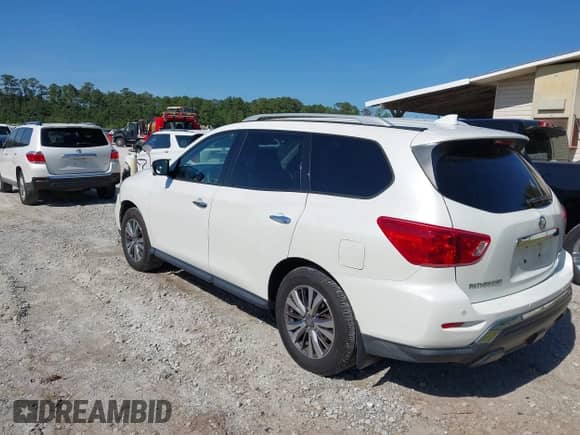 2019 Nissan Pathfinder SV with VIN 5N1DR2MM8KC621063, listed as a IAAI auction lot 42139694 with 129,656 mi miles and . Bid and sale history available at DreamBid. Image 3.
