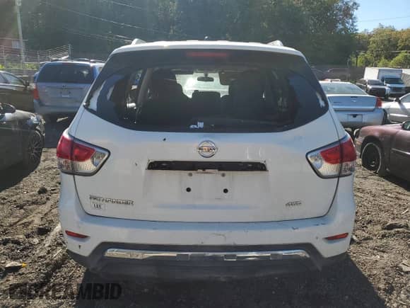 2015 Nissan Pathfinder S с VIN 5N1AR2MM8FC645940, выставлен на аукционе Copart как лот 87023755 с пробегом Не указан миль и Списание • Salvage title. История ставок и продаж доступна на DreamBid. Изображение 6.