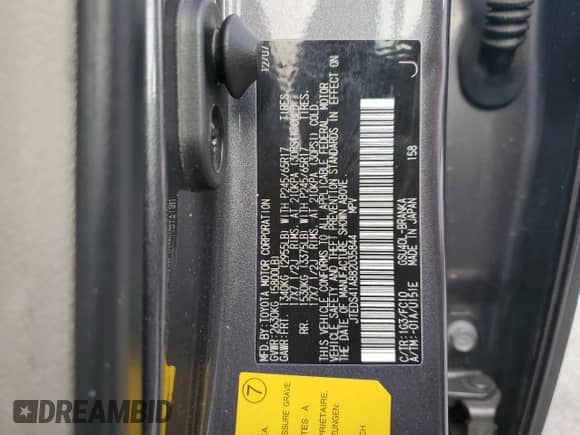 2008 Toyota Highlander z VIN JTEDS41A882035844, wystawiony jako Copart lot #85377265 z przebiegiem 161 663 mil mil oraz Szkoda całkowita • Salvage title. Historia ofert i sprzedaży dostępna na DreamBid. Obrazek 13.