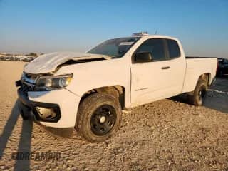2021 Chevrolet Colorado 2WD Work Truck with VIN 1GCHSBEN9M1178938, listed as a Copart auction lot 82095025 with 73,652 mi miles and Salvage title. Bid and sale history available at DreamBid. Image 1.