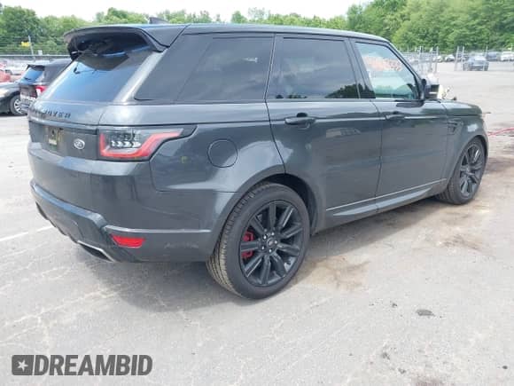 2022 Land Rover Range Rover Sport HST with VIN SALWS2RUXNA205731, listed as a IAAI auction lot 42613333 with 32,845 mi miles and . Bid and sale history available at DreamBid. Image 4.