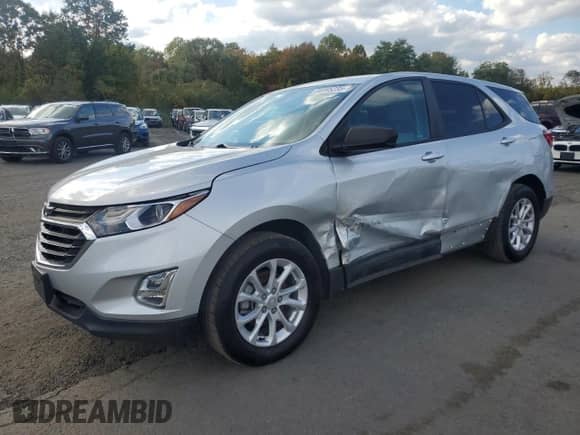 2021 Chevrolet Equinox LS z VIN 3GNAXSEV5MS169470, wystawiony jako Copart lot #84065235 z przebiegiem 90 988 mil mil oraz Czysty tytuł • Clean title. Historia ofert i sprzedaży dostępna na DreamBid. Obrazek 1.