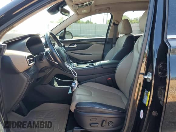 2021 Hyundai Santa Fe Limited with VIN 5NMS44AL7MH318829, listed as a Copart auction lot 66167225 with 58,344 mi miles and Salvage title. Bid and sale history available at DreamBid. Image 7.